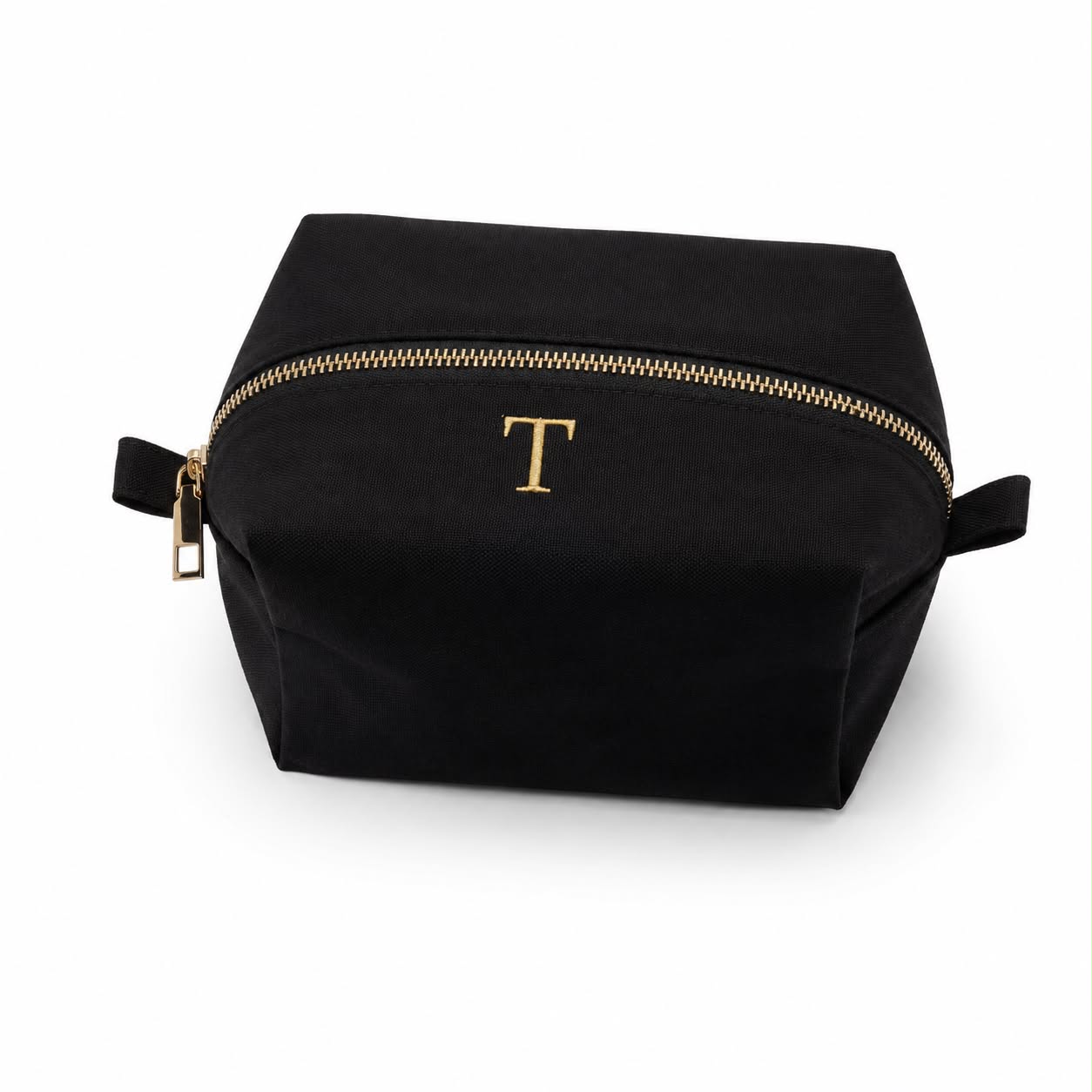 Black makeup bag